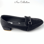 Block Heel Loafer Pump