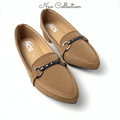 Block Heel Loafer Pump