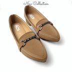 Block Heel Loafer Pump