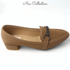 Block Heel Loafer Pump