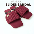Flats with fabric upper