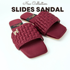 Flats with fabric upper