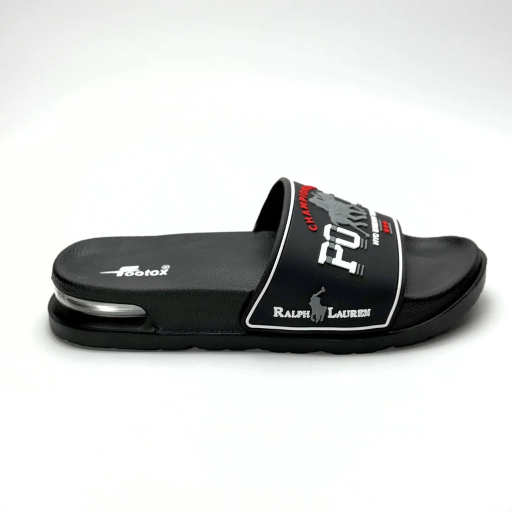 Air Bubble Slides in Black - FX23