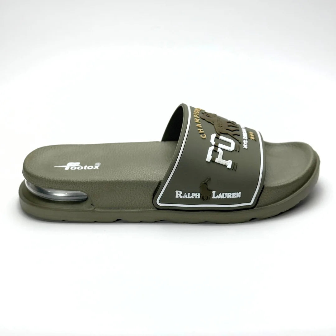 Air Bubble Slides in Green - FX23