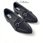 Block Heel Loafer Pump