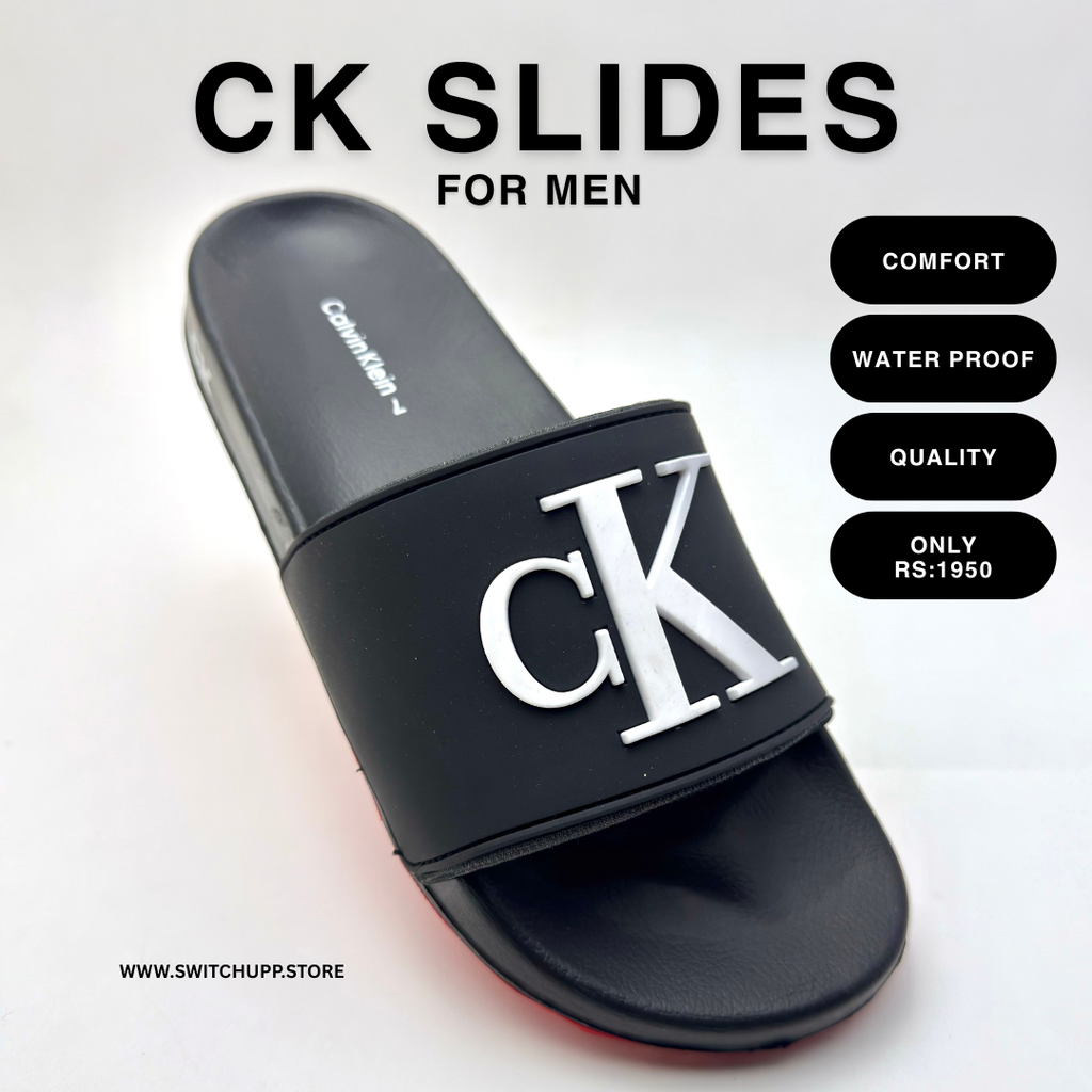 CK STYLE SLIDES FOR MEN