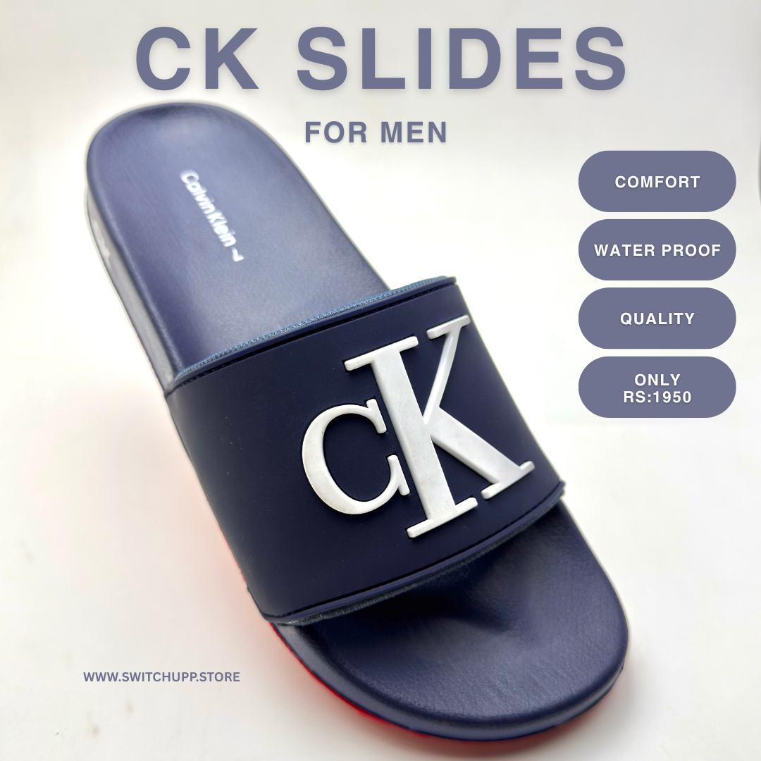 CK STYLE SLIDES FOR MEN