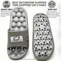 Quick-Dry Bathroom Slippers | Non-Slip Waterproof Shower Slippers for Home