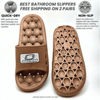 Quick-Dry Bathroom Slippers | Non-Slip Waterproof Shower Slippers for Home