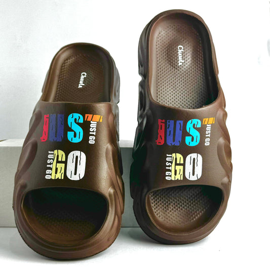 EVR Brown Slides Comfort For All Day