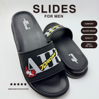 SOFT SLIDES WITH AIR BUBBLE IN SOLE