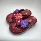 Step in Style: Premium Maroon Slippers for Girls