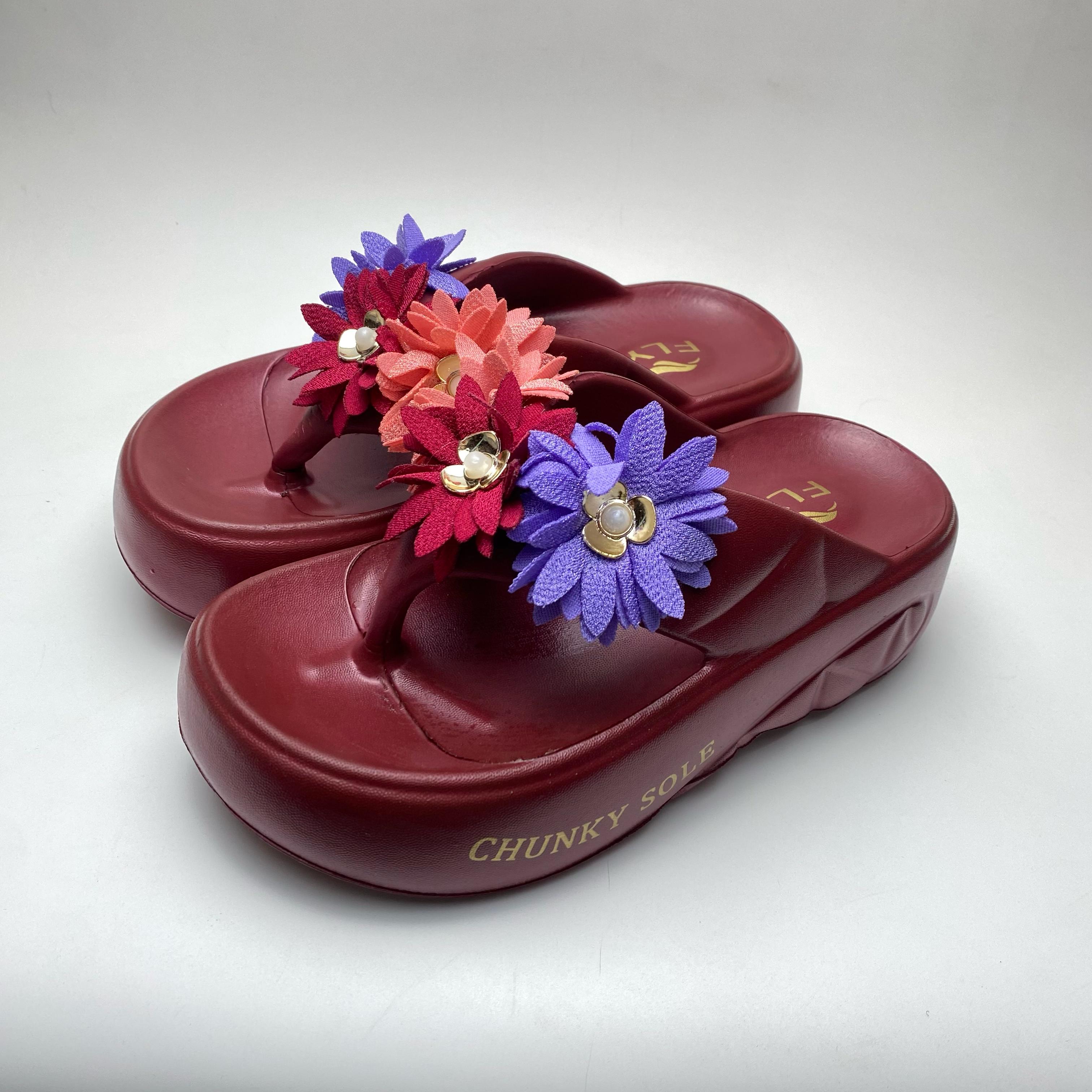 Step in Style: Premium Maroon Slippers for Girls