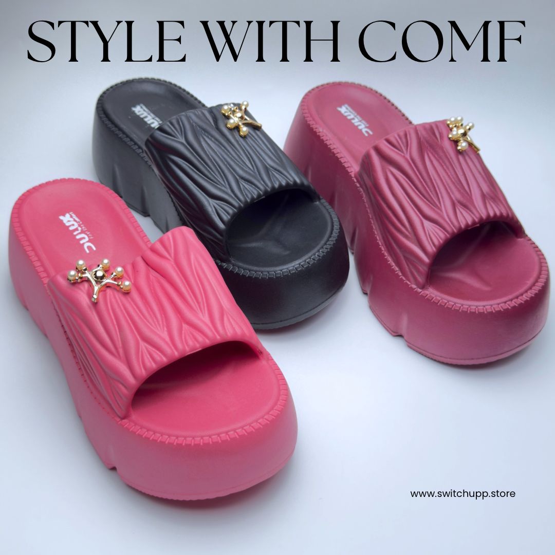New Heigh Heel Slides For Girls