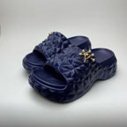 Shine in Style: Diamond Cut-Inspired Comfortable Ladies Slippers