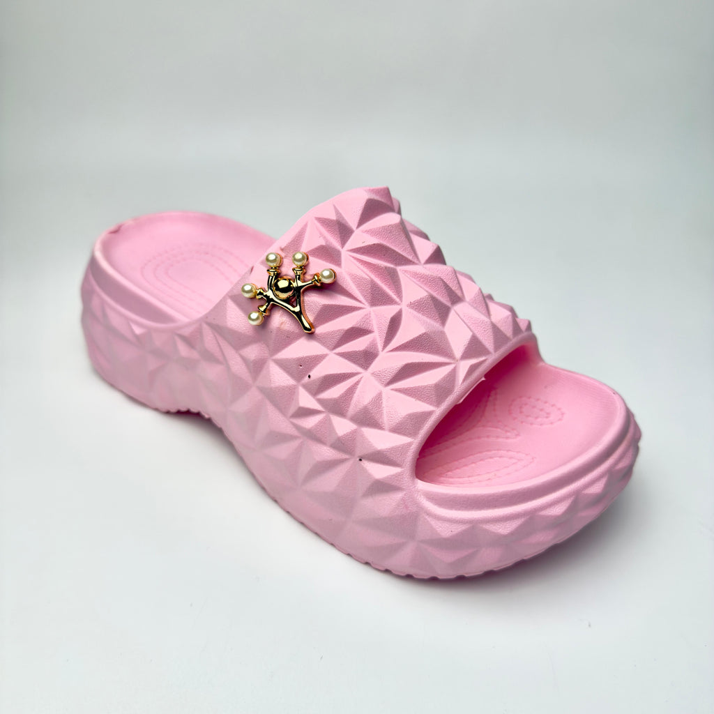 Shine in Style: Diamond Cut-Inspired Comfortable Ladies Slippers