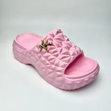 Shine in Style: Diamond Cut-Inspired Comfortable Ladies Slippers